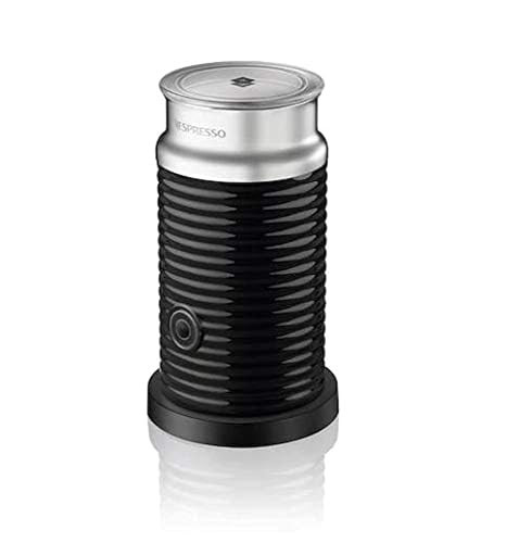 Nespresso Aeroccino 3 One-Touch Non-Stick Milk Frother with Automatic Shut-Off for Hot Milk Foam, Hot Milk, or Cold Froth (Black) | Amazon (US)
