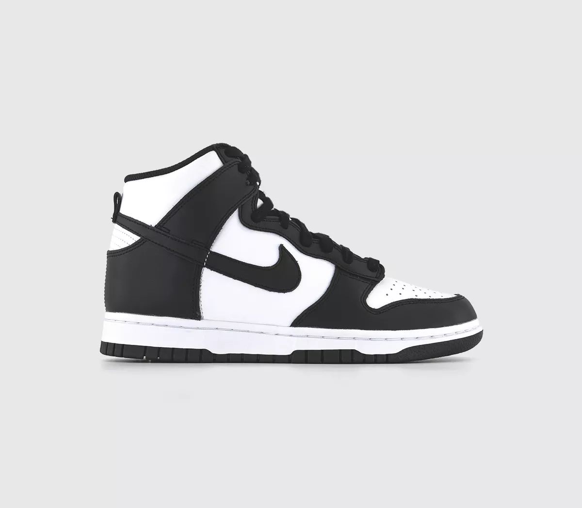 Nike Dunk Hi Trainers White Black Red - Women's Trainers | Offspring (UK)