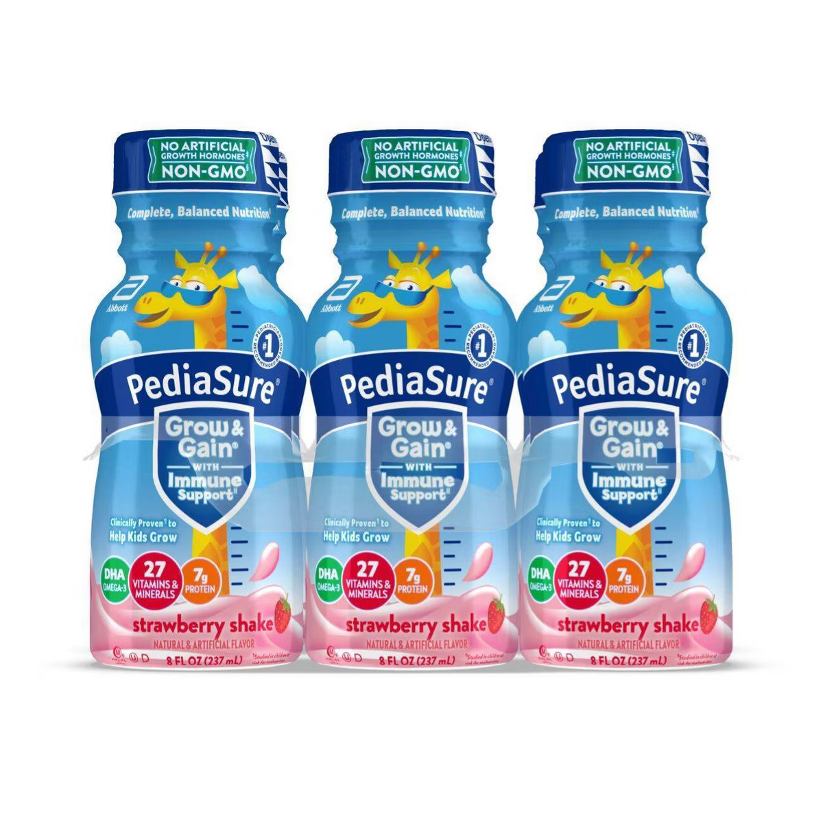 PediaSure Grow  Gain Strawberry Shake - 6pk/48 fl oz | Target