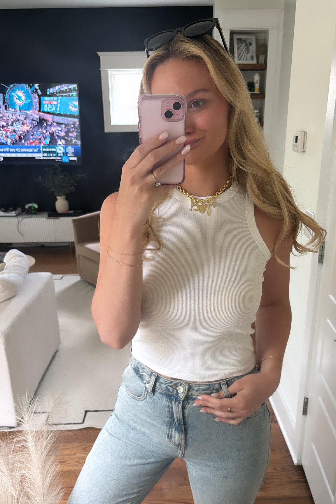 Zara top- great agolde tank dupe!

#LTKfindsunder100 #LTKbeauty #LTKstyletip