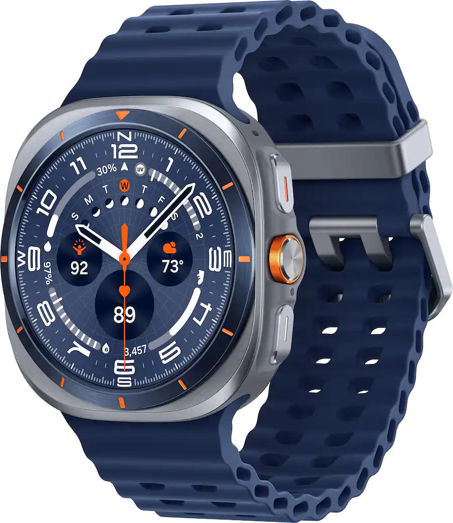 Samsung - Galaxy Watch Ultra Titanium Smartwatch 47mm LTE - Titanium Blue - (2025) | Best Buy U.S.