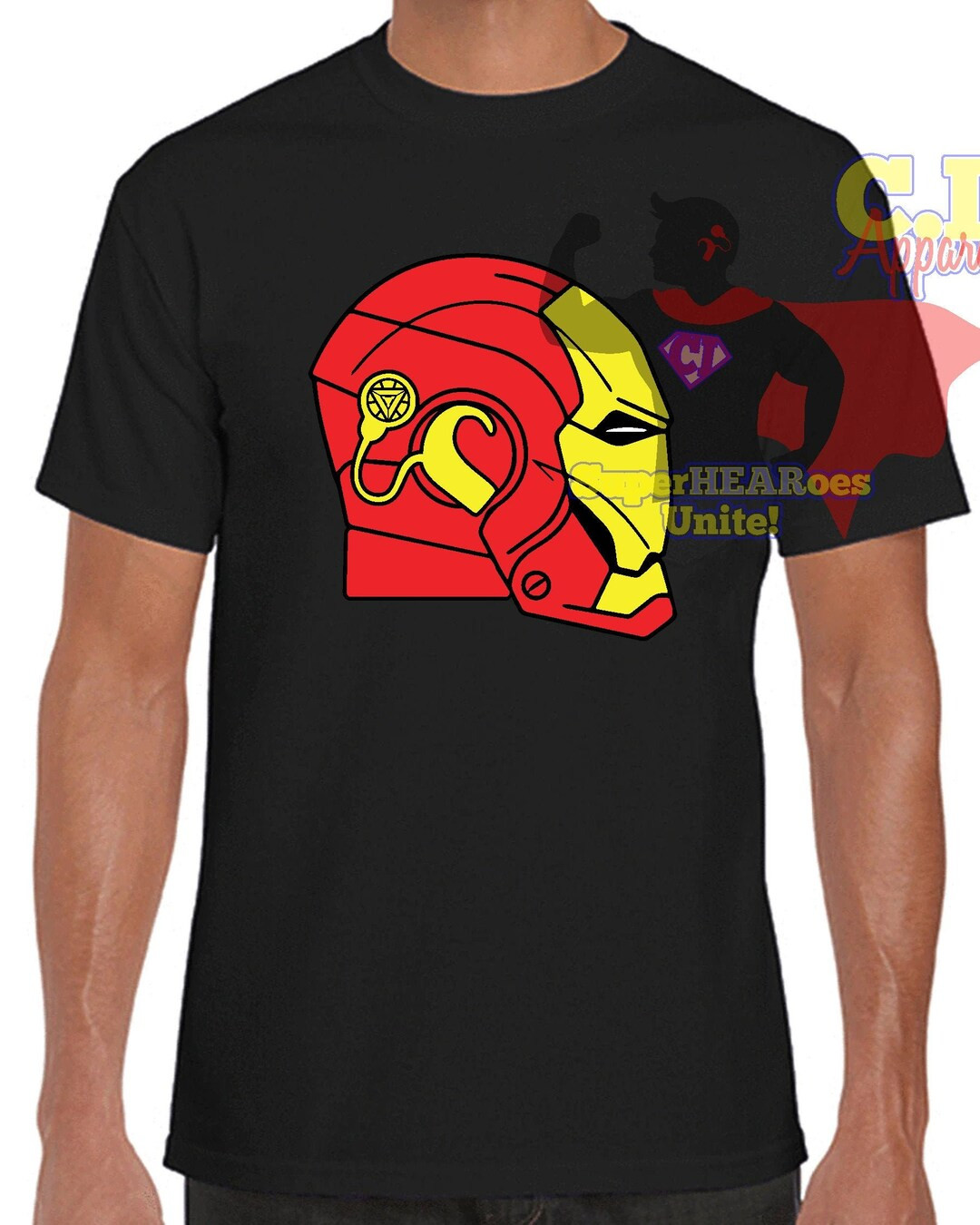 Superhearo Cochlear Implant or Hearing Aid Shirt - Etsy | Etsy (US)