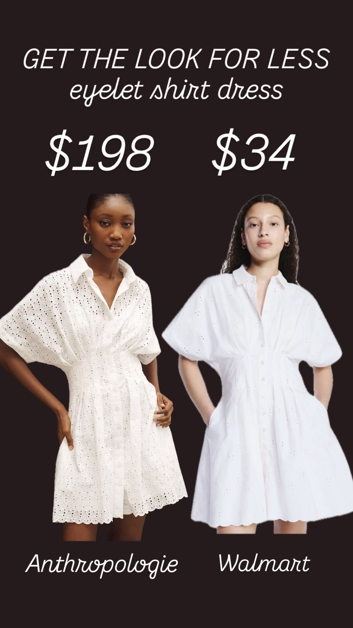 These eyelet shirt dresses are so versatile and chic for spring! The Walmart version is over $150 less and just as cute!
.................
Tobie shirt dress tobie eyelet shirt dress mini dress midi dress Walmart fashion Walmart dress Walmart dupe Anthropologie dupe bridal shower dress wedding shower dress Easter dress under $50 maxi dress somerset dress graduation dress white dress baby shower dress plus size dress short sleeve dress smocked dress a line dress spring dress summer dress eyelet dress

#LTKPlusSize #LTKspringtrends #LTKWedding