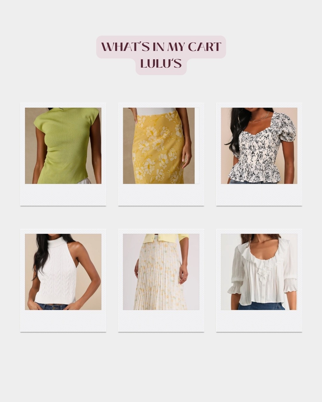 Items in my cart from @Lulus

#LTKgrwm #LTKootd #LTKWorkwear