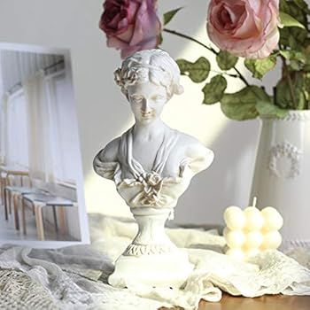 XinTX 9 Inch Venus Goddess of Love Bust Statue Home Decor,Crafts Sculpture Resin Figurine for Ske... | Amazon (US)