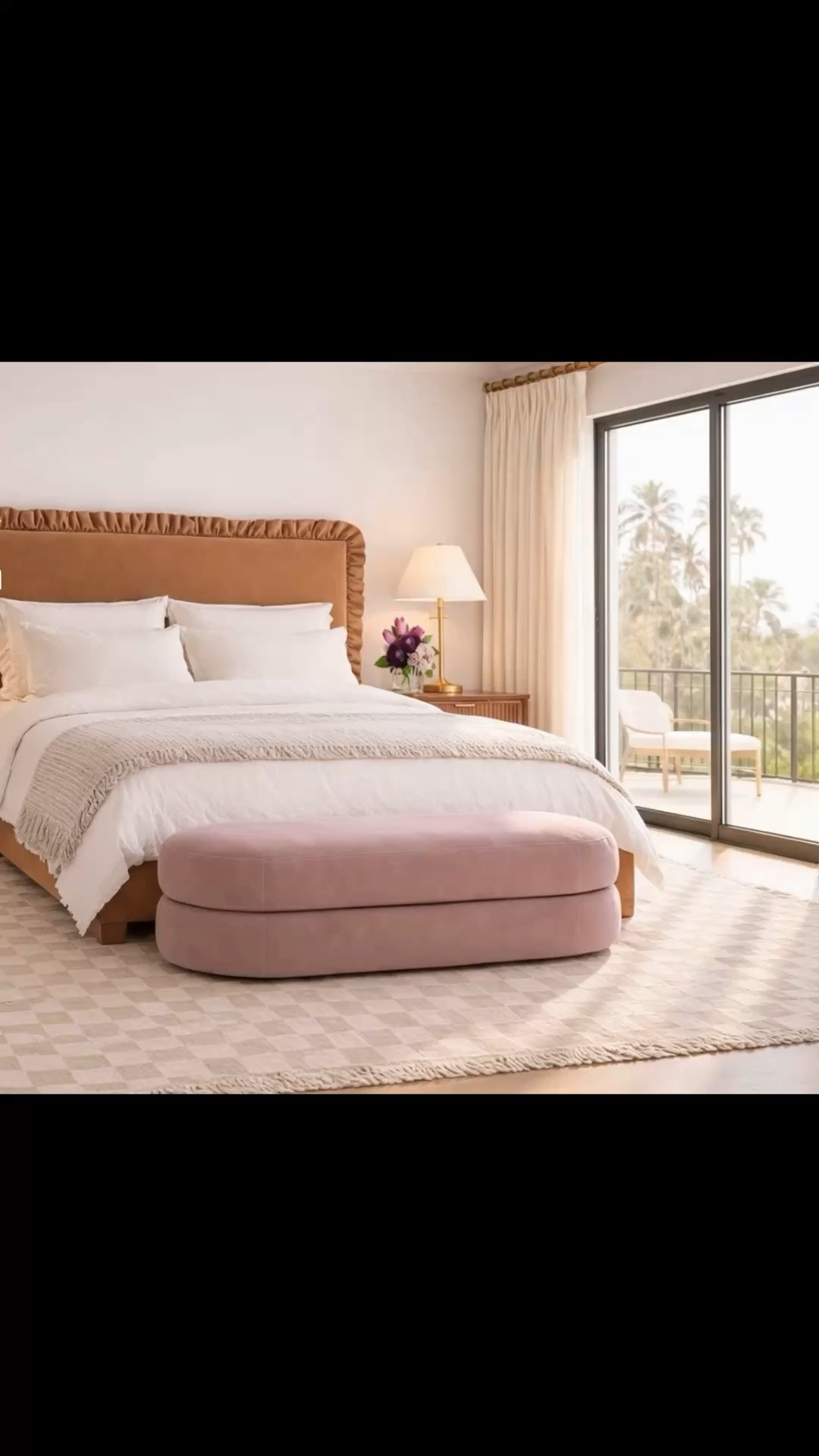 Soft morning elegance, done right 🤍

This bedroom is all about that balance —
ruffled bedding for movement and softness, paired with a clean bench moment to keep it grounded and modern. The drape filters in that perfect early light, creating a space that feels calm, elevated, and quietly luxurious.

It’s feminine without being overdone…
structured, but still relaxed.

Exactly the kind of bedroom that makes you slow down in the morning.

#bedroomdesign #bedroominspo #ruffledbedding #bench #endofbedbench #drapes #curtains #neutralhome #modernclassic #softminimal #luxurybedroom #cozychic #morninglight #interiorstyle #ltkhome

#LTKHome #LTKFestival