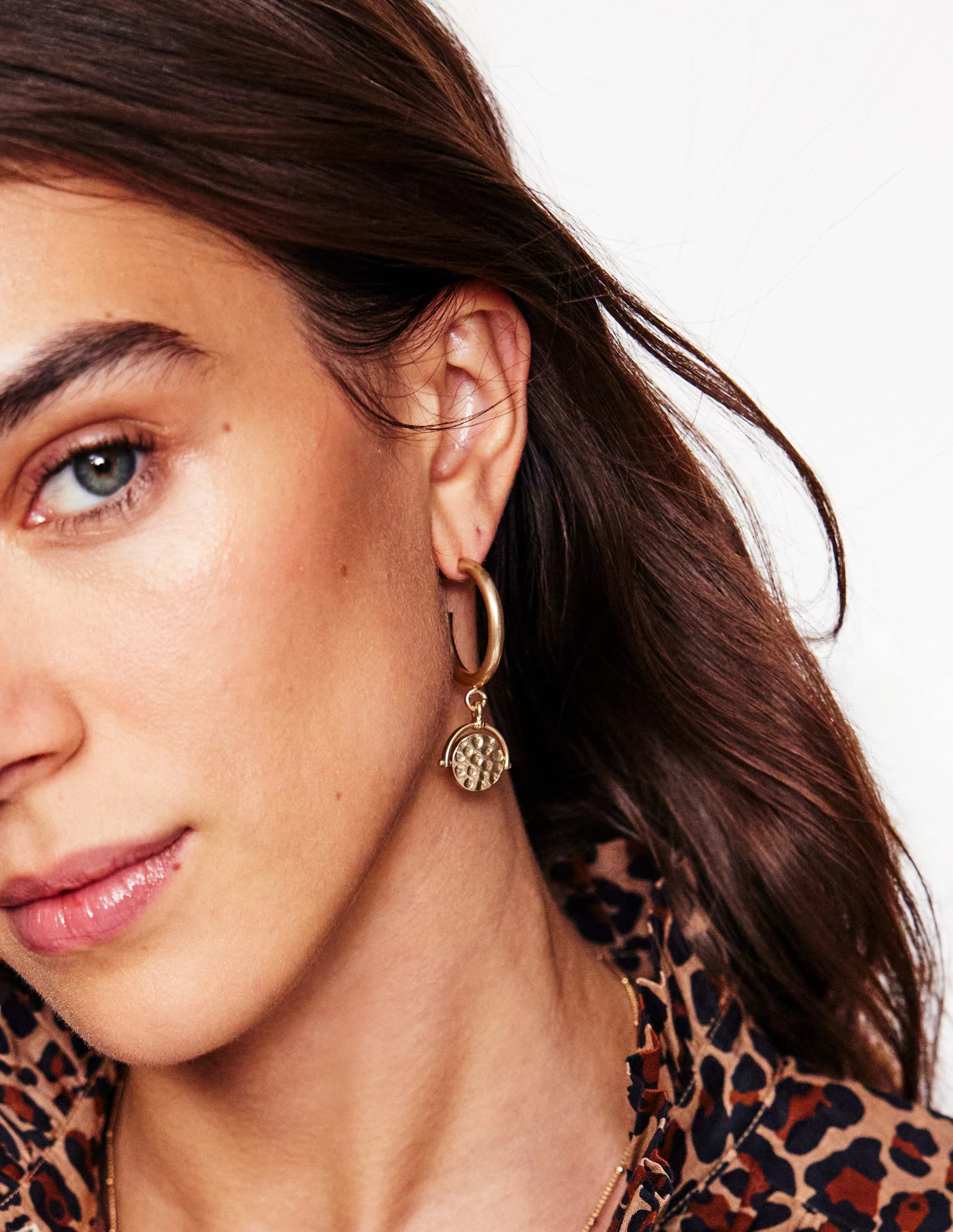 Spinner Disc Hoops-Gold | Boden (US)