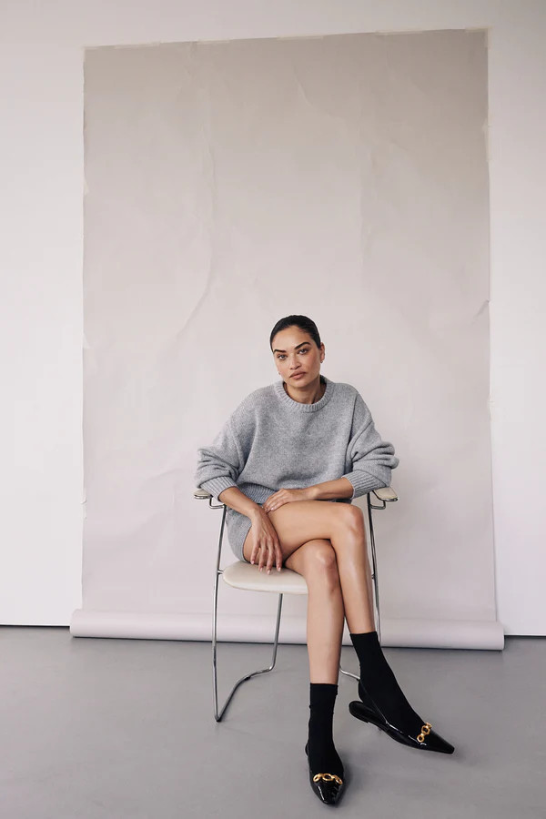 OLIVER SILVER MARLE KNIT JUMPER | DISSH