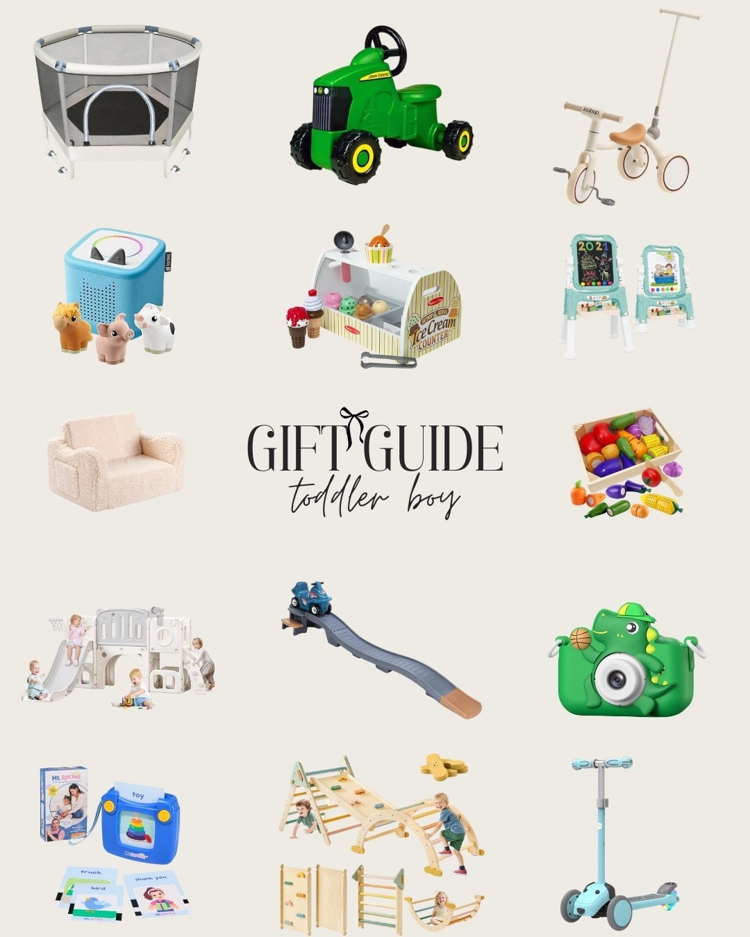 Gift guide for TODDLER BOY