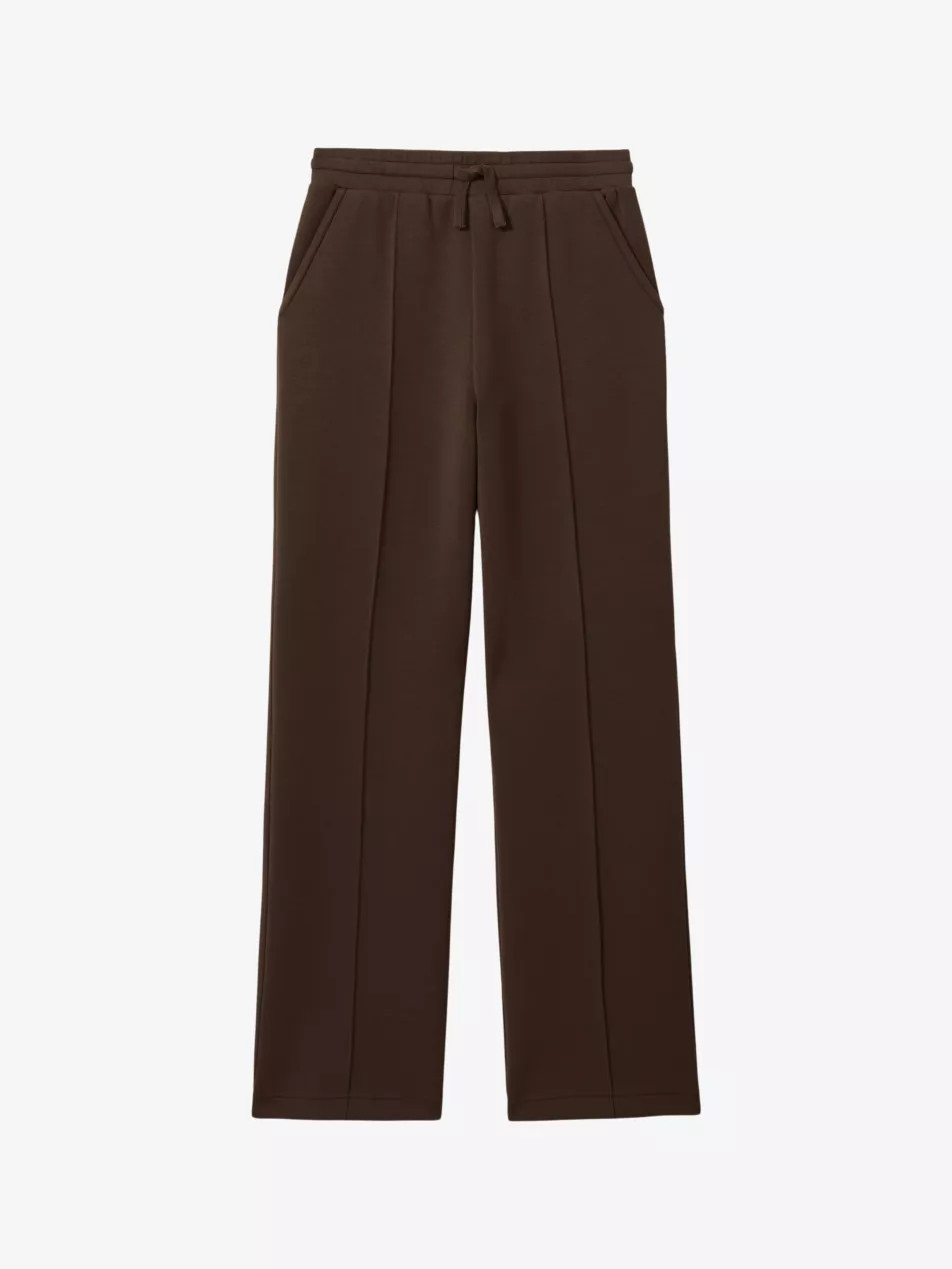 Bernie wide-leg high-rise stretch-jersey jogging bottoms | Selfridges