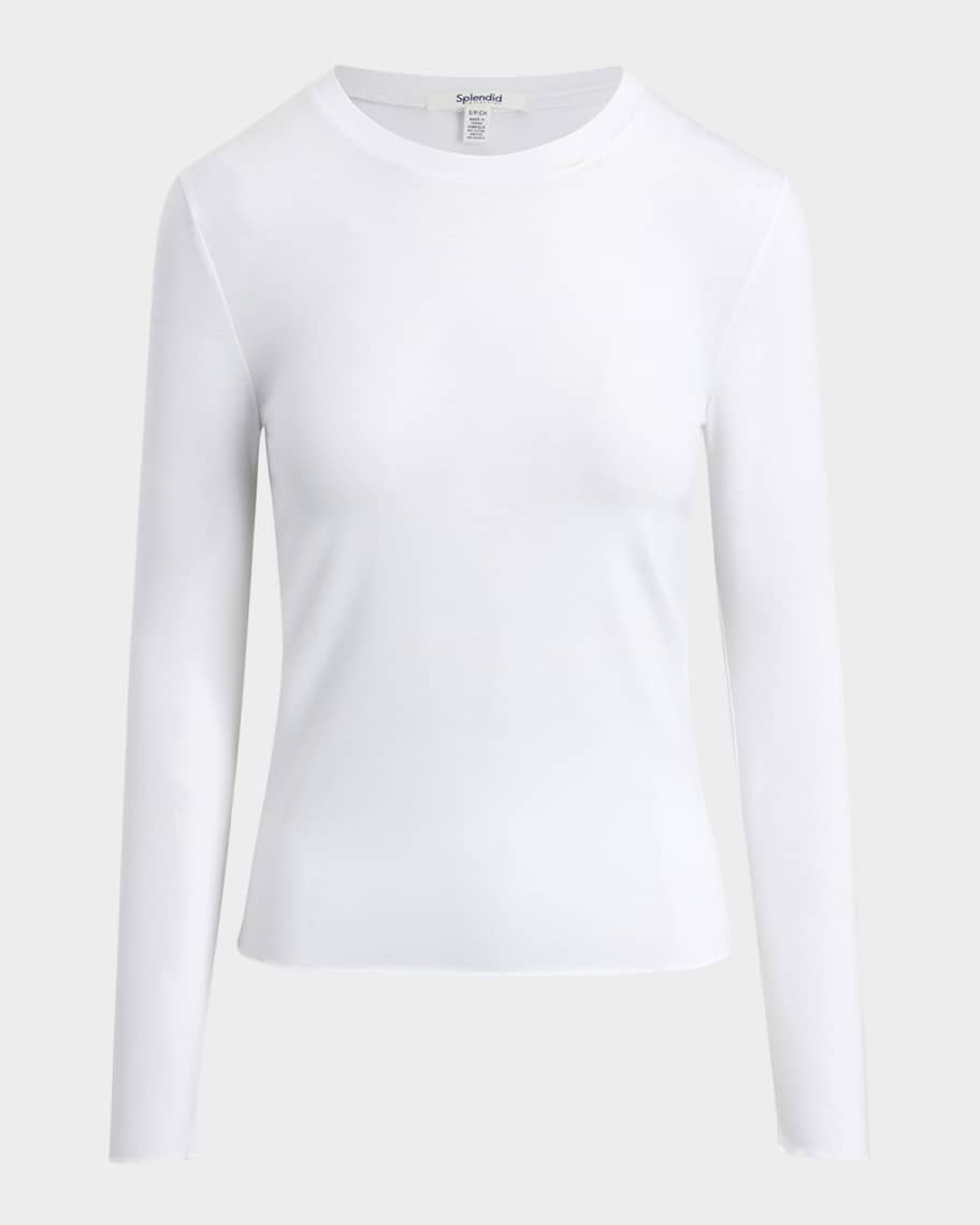 Splendid Bamboo Long-Sleeve Tee | Neiman Marcus
