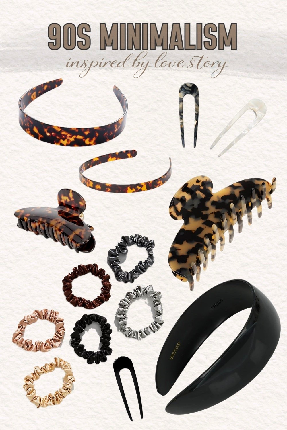 The Love Story series has us completely obsessed with Carolyn Bessette-Kennedy's effortless 90s minimalist aesthetic—and it's all in the details! This curated collage focuses on the hair accessories that defined that iconic, polished-yet-understated look.

Think classic headbands in neutral tones for instant sophistication, sleek hair clips that add just a touch of shine, minimalist hair pins for sweeping back strands with elegance, and soft hair scrunchies in silk or velvet that feel both practical and luxurious. These aren't just accessories; they're the finishing touches that elevate a simple outfit into something intentionally chic.

Whether you're channeling Carolyn's iconic style or just love timeless, wearable elegance, these hair pieces are perfect for everyday polish. Shop all my favorite 90s-inspired hair accessories

#LTKBeauty #LTKdayinmylife #LTKstorytime