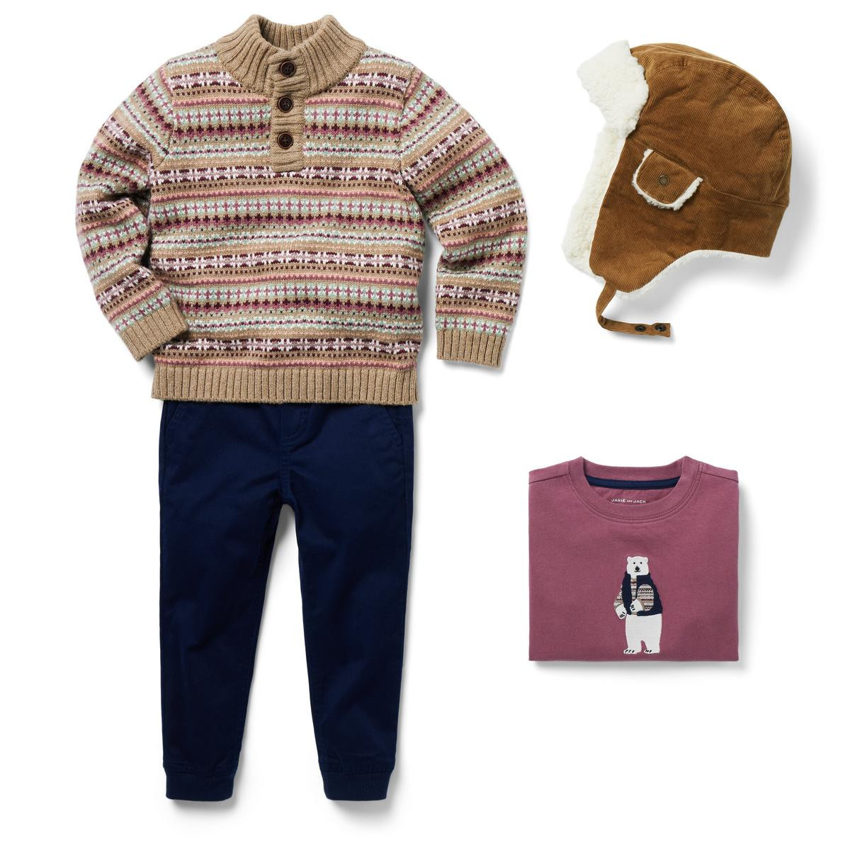 corduroy trapper hat | Janie and Jack