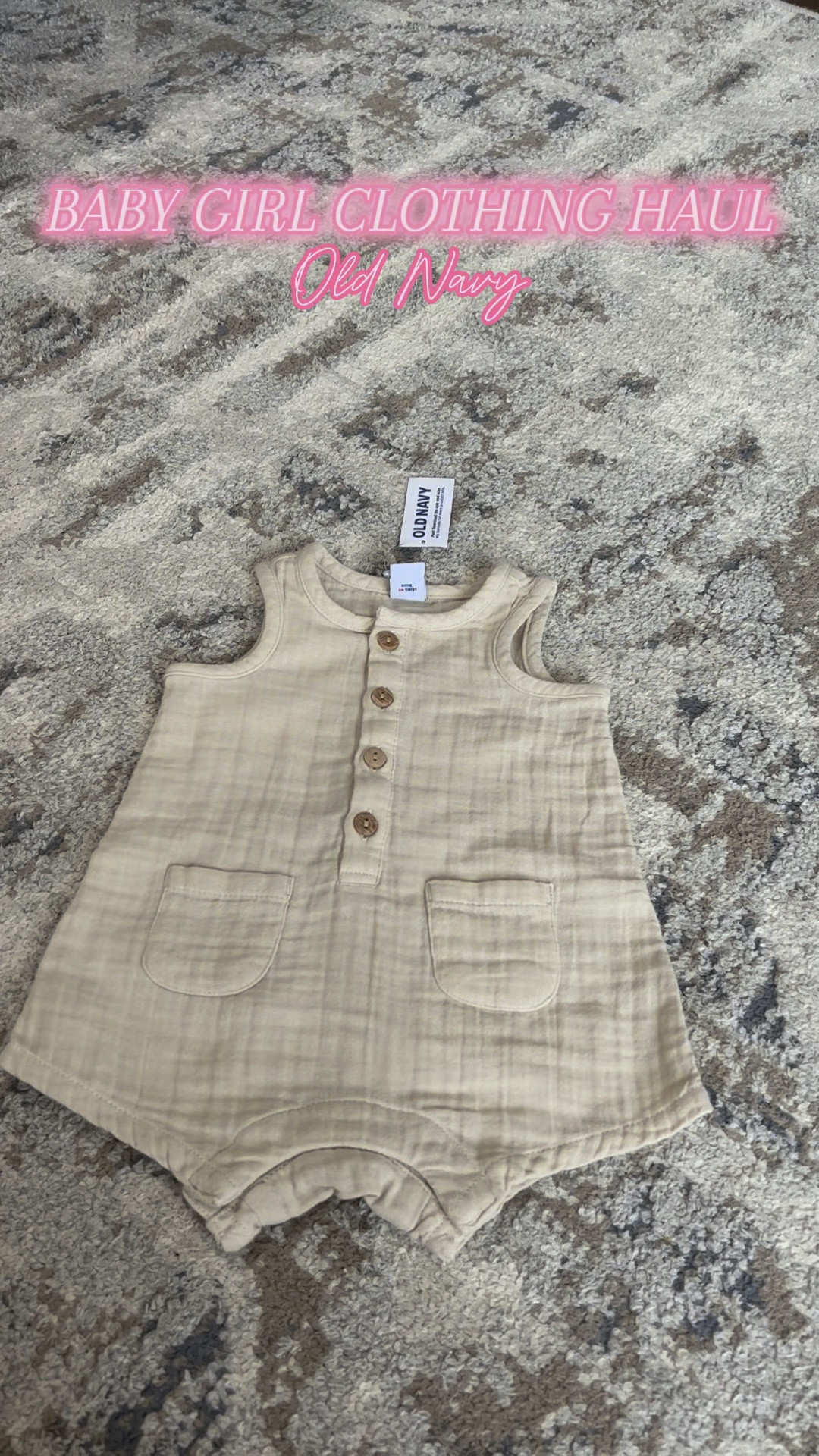 Old Navy Baby Girl Clothing Haul🩷✨A lot of items are on sale too! #sale #ltksale #babygirlclothes #oldnavy 

#LTKbaby #LTKkids #LTKVideo