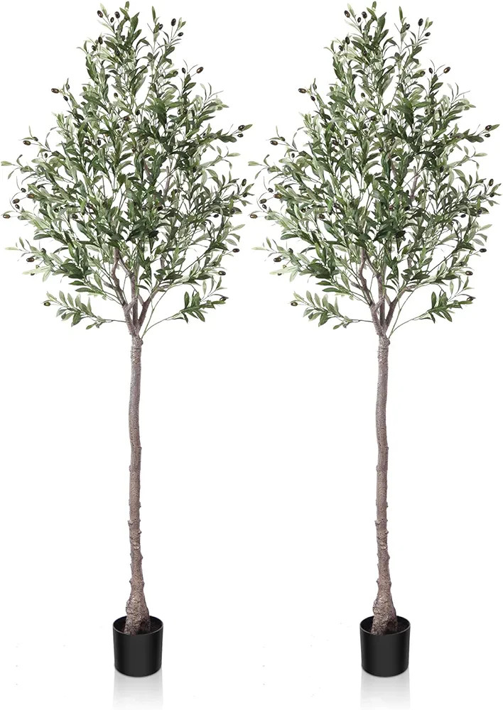Dr.Planzen Artificial Olive Tree,6.8FT Tall Fake Plant Faux Olive Plants for Indoor,Natural Fake ... | Amazon (CA)