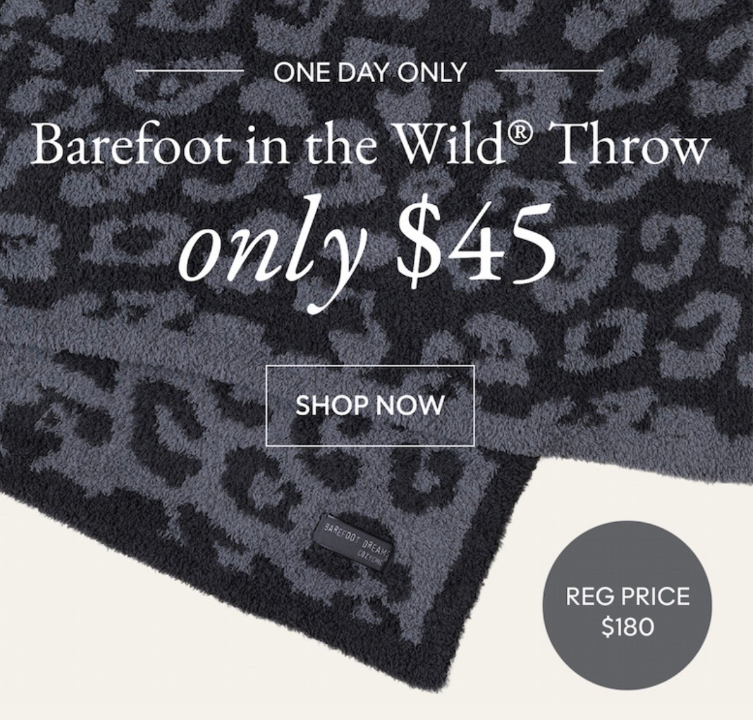 Barefoot dreams blanket on sale today! Have and love this blanket! Makes a great gift 🎁

#LTKSaleAlert