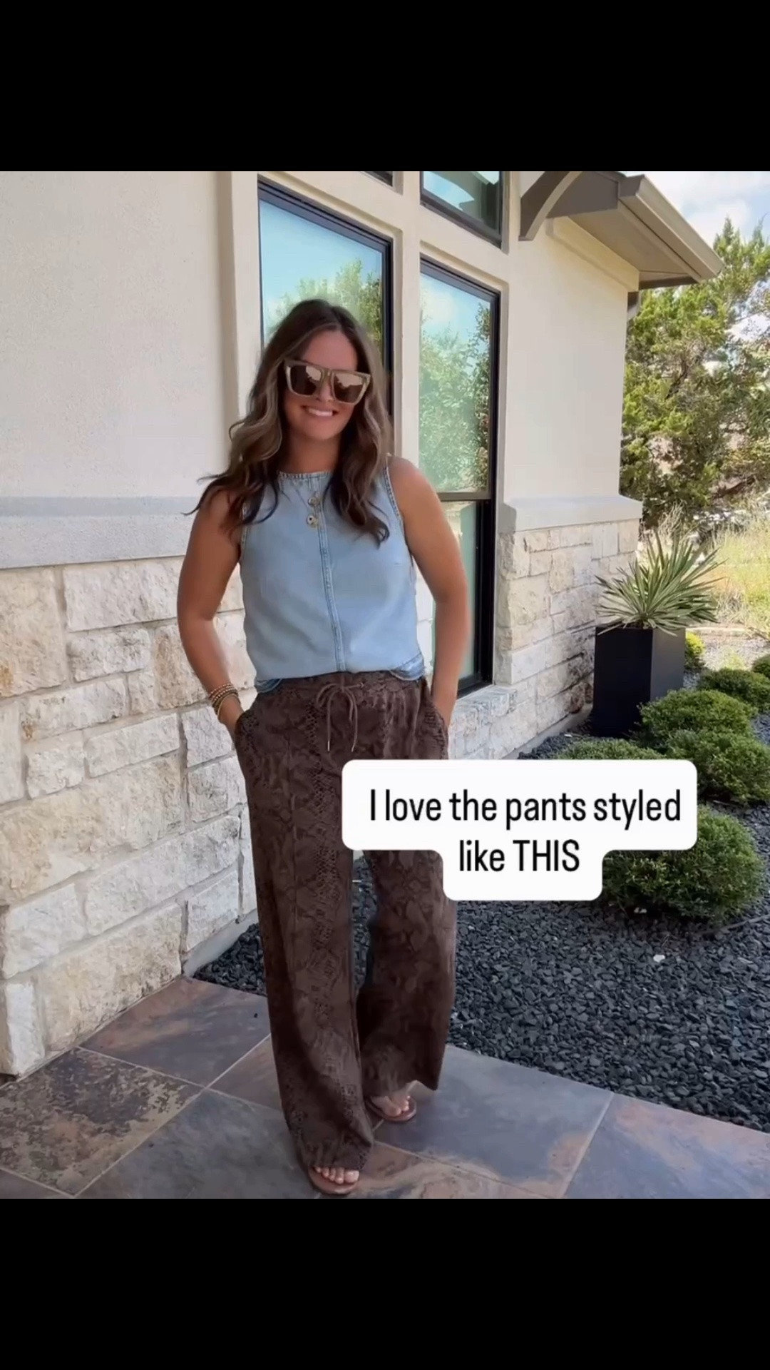 Denim + chocolate brown might be my favorite fall color combo. These printed pants are SO good with a simple denim top.

chocolate brown outfit, denim top, brown pants, printed pants, fall outfit, chocolate brown fall style, denim outfit, fall color trends, casual fall outfit, women’s fall fashion, fall outfit ideas, JulieFranks

#LTKootd #LTKgrwm #LTKmomlife