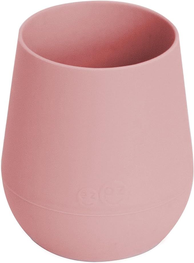 ezpz Tiny Cup (Blush) - 100% Silicone Training Cup for Infants - 6 months + - Designed by a Pedia... | Amazon (US)