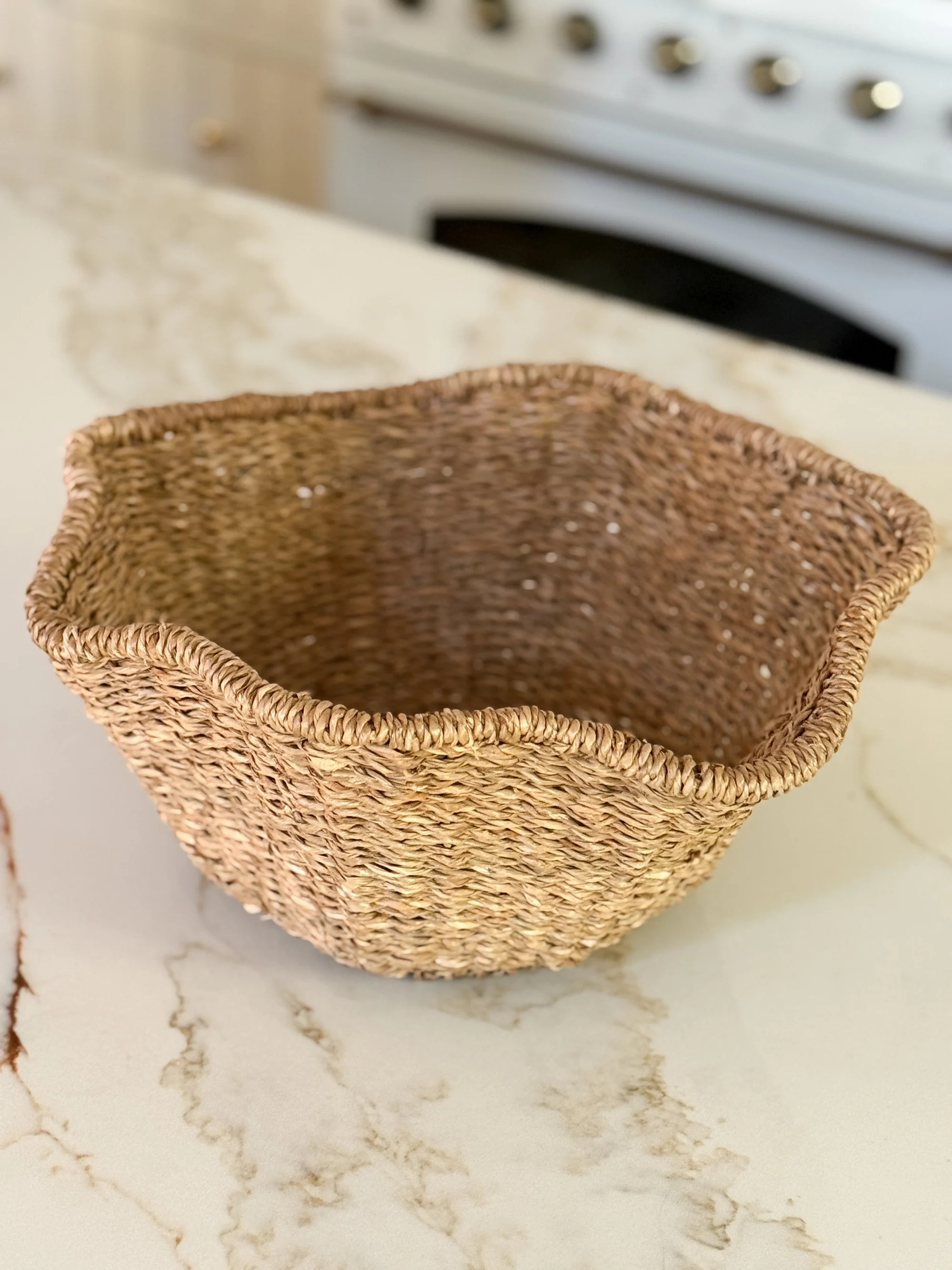 Rattan Woven Bowl | Cottage and Key