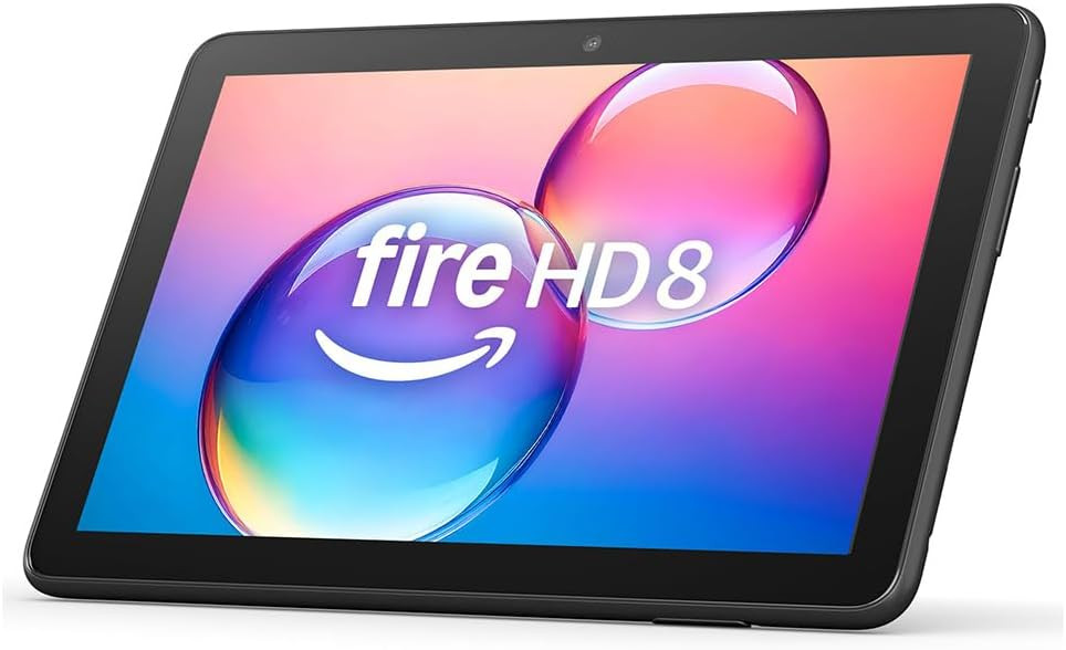 Amazon Fire HD 8 tablet (newest gen), 8" HD Display, 3 GB memory, 32 GB, designed for portable en... | Amazon (UK)