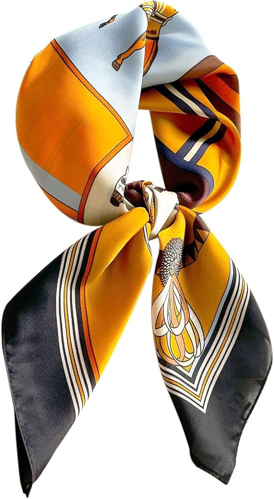 Satin Bandanas Head Scarf For Women Hair Scarves Accessories Lightweight Fashion Wrap Neck Silk S... | Amazon (US)