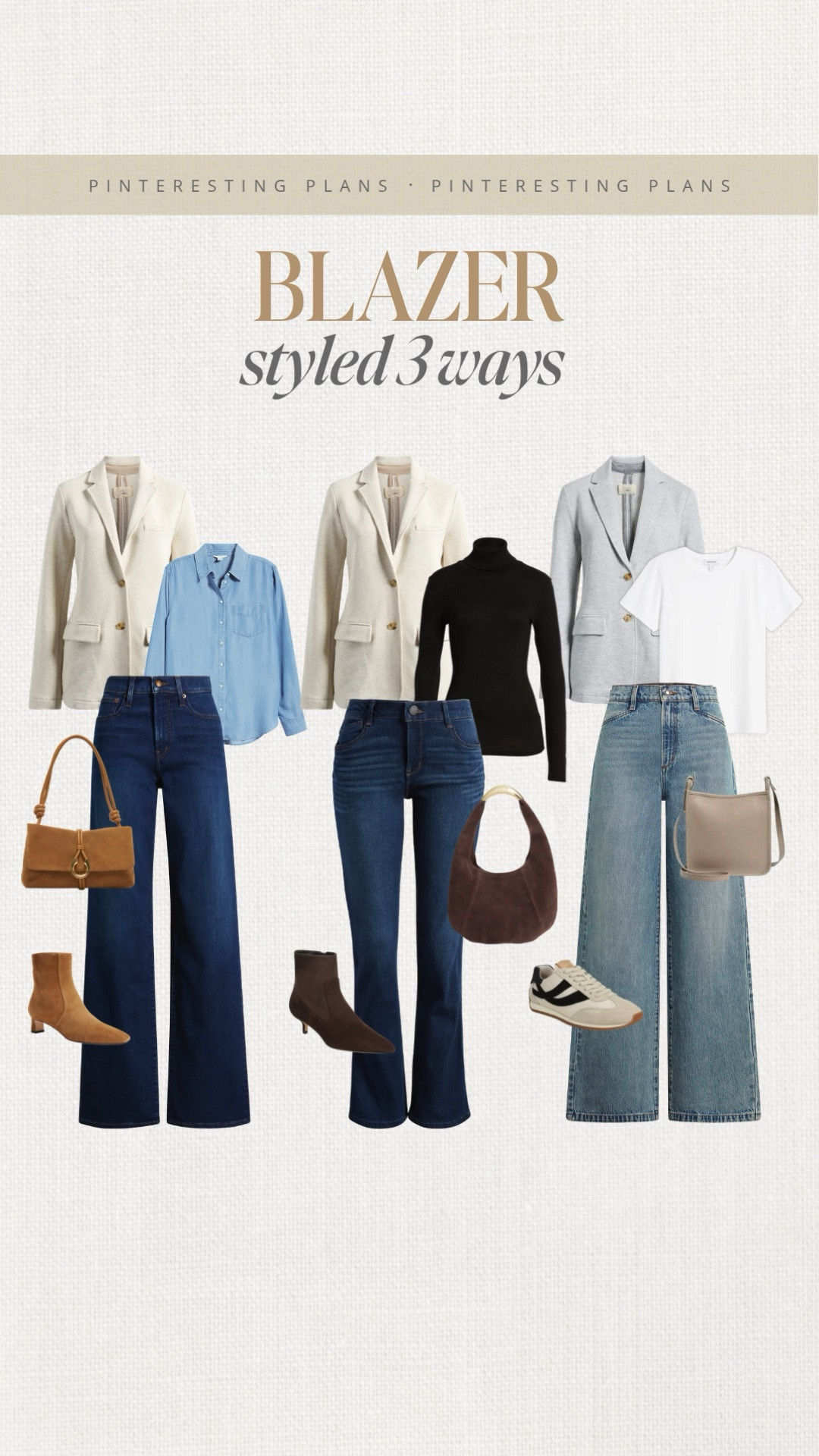 Blazer styled 3 ways 🙌🏻🙌🏻

#LTKootd #LTKWorkwear #LTKSaleAlert