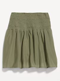 Smocked-Waist Mini Skirt | Old Navy (US)