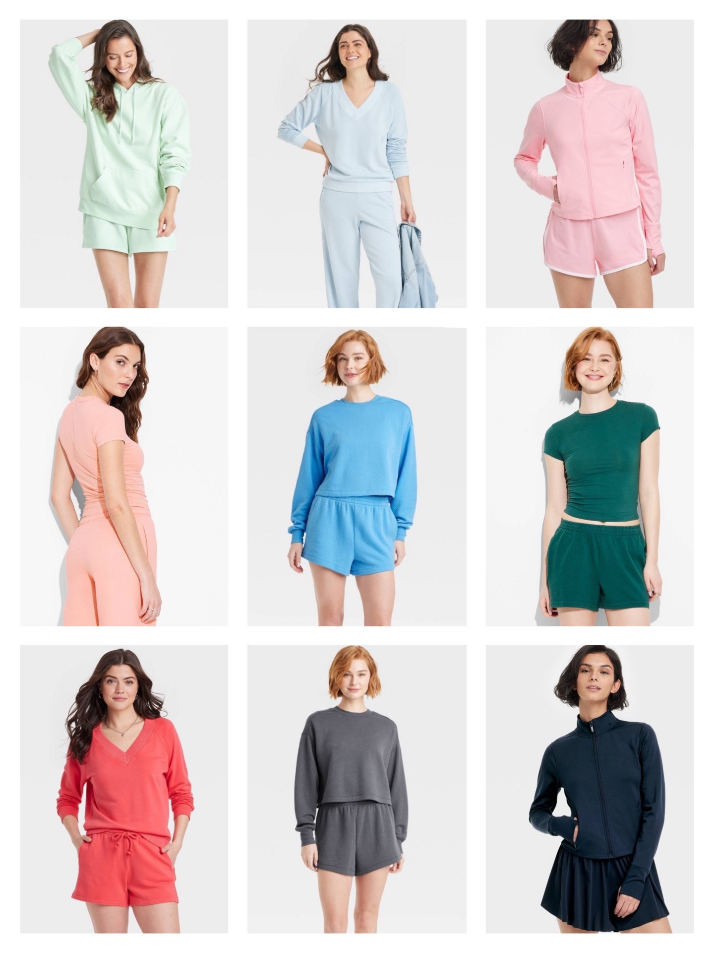 Coming soon this week!  I’ll be color matching all of these cute sets!!

🌷Salmon, Coral Red
☀️Pink, Navy Blue, Light Blue, Cornflower blue, Coral Red
🍂 Light Coral/Salmon, Coral Red
❄️ Pine Green, Navy Blue, Light Mint, Light Blue, Charcoall

#LTKFindsUnder50 #LTKActive #LTKStyleTip