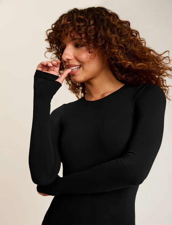 Ballet Long Sleeve Bodysuit with Thumbholes | commando