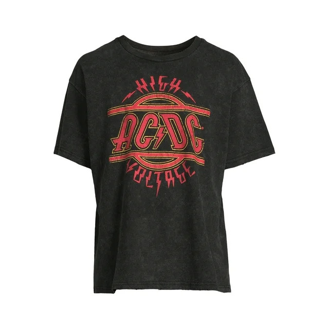 ACDC Men’s and Big Men’s Oversized Graphic Band Tee, Sizes XS-3XL | Walmart (US)