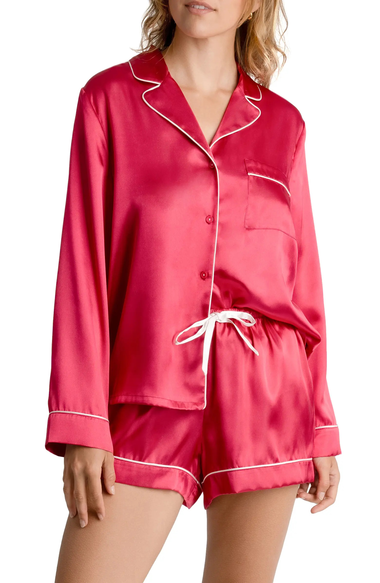In Bloom by Jonquil Satin Short Pajamas | Nordstromrack | Nordstrom Rack