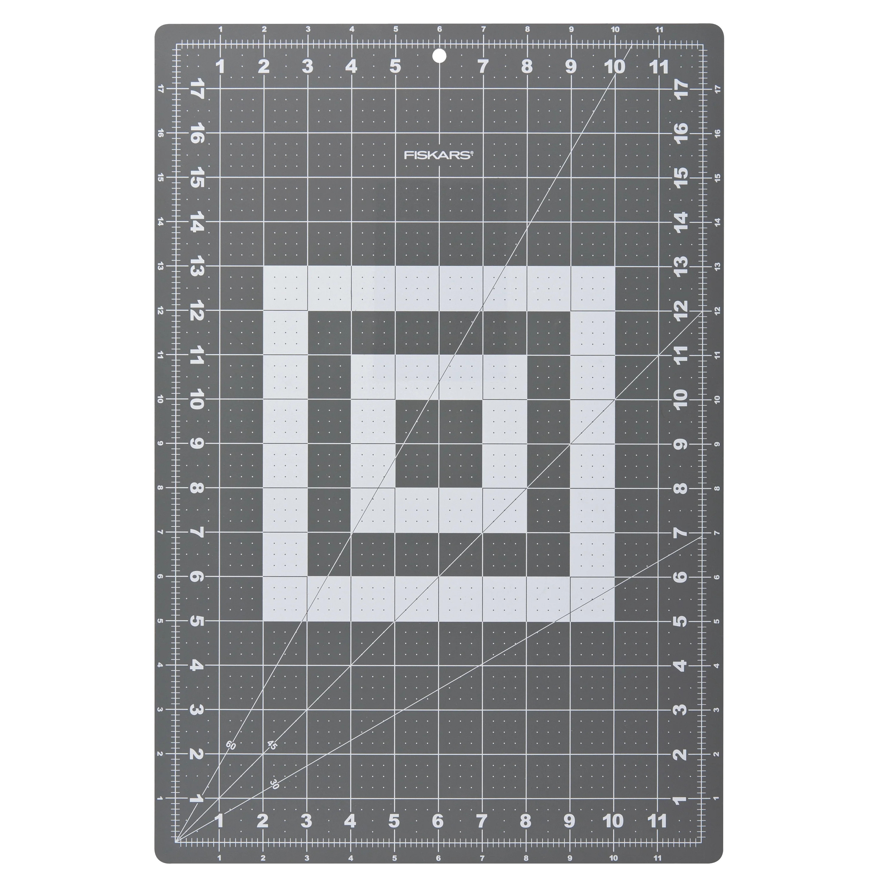 Fiskars 12” x 18” Double-Sided Self Healing Rotary Cutting Mat, Gray | Walmart (US)