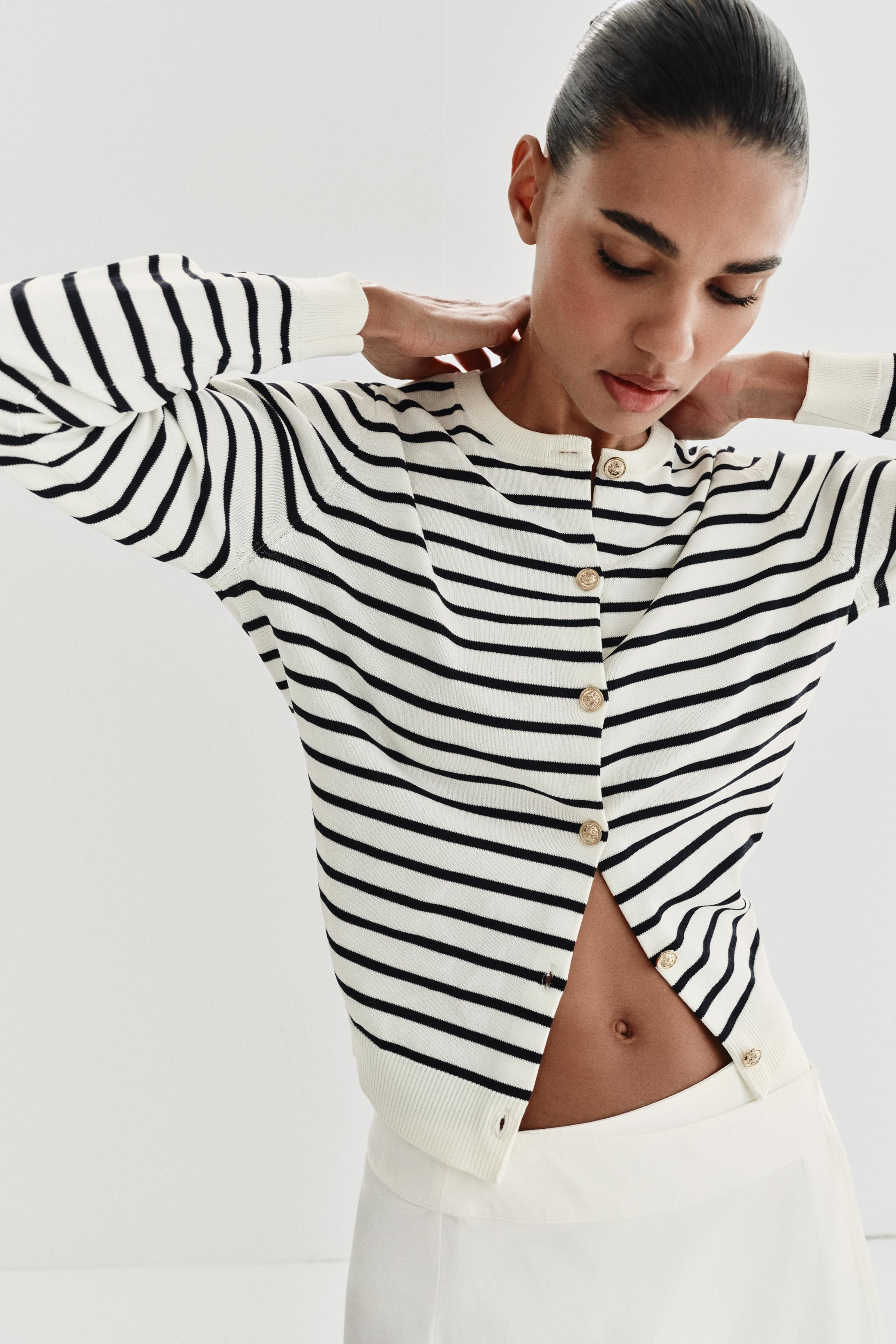 STRIPED CARDIGAN | Zara US