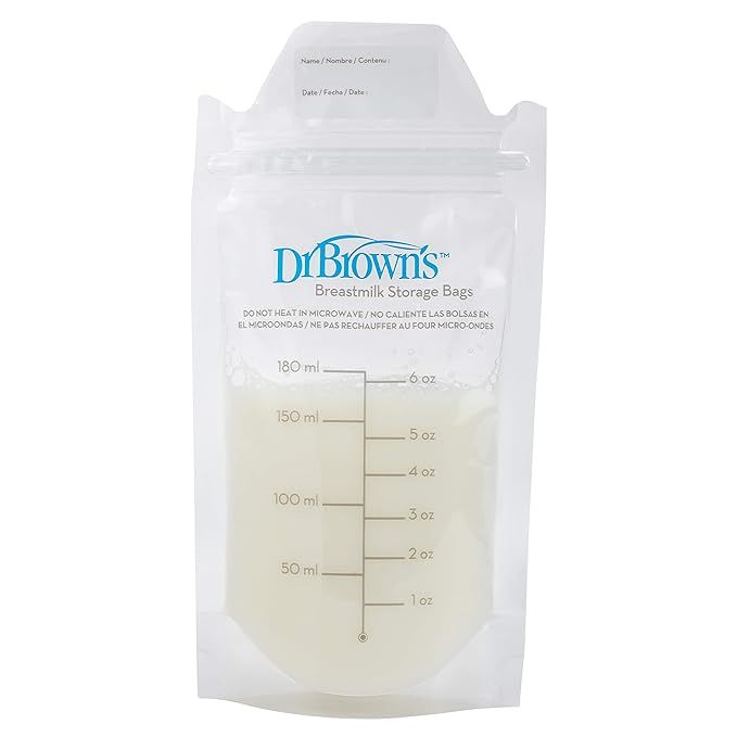 Dr. Brown's 100 Piece Breastmilk Storage Bags | Amazon (US)