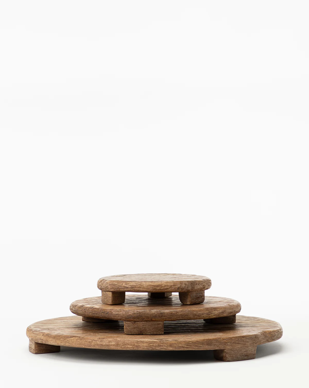 Mango Wood Carved Pedestal Medium | McGee & Co. (US)