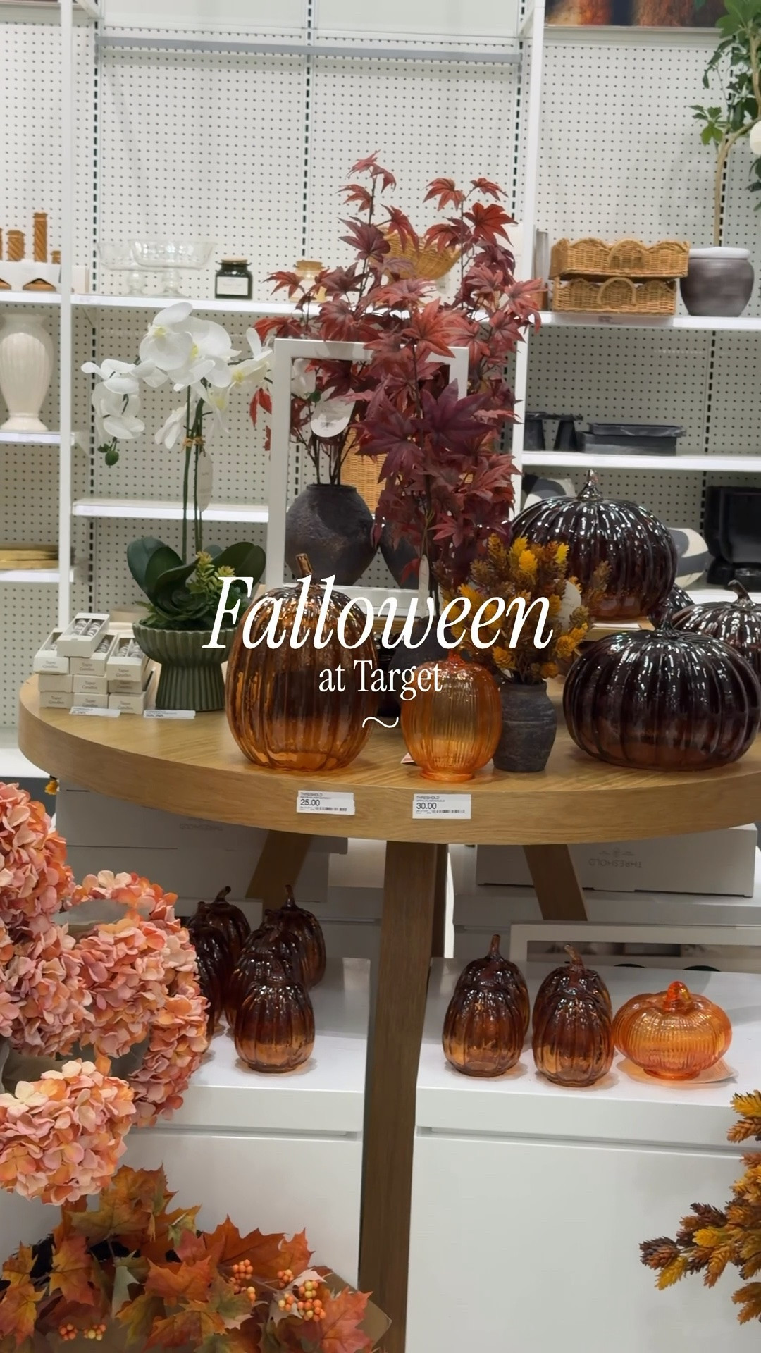 Fall and Halloween home decor favorites in store at Target 🎯 🎃👻 @Target

🤎🍂🎃 SO many good finds this year! From the prettiest amber glass pumpkins to moody Halloween accents, faux florals, fall stems + cozy seasonal decor — I’m sharing all my favorites from my latest Target run.

If you love elevated, timeless fall decorating without spending a fortune, save this for your next Target trip! 🤎

SHOP MY TARGET FALL + HALLOWEEN FAVORITES → linked here on my LTK!

#TargetStyle #TargetHome #TargetFinds #FallDecor #HalloweenDecor #FallHomeDecor #TargetHomeDecor #AffordableHomeDecor #FallDecorating #HomeDecorI

#LTKSeasonal #LTKHome #LTKSaleAlert