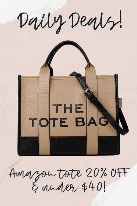 Amazon dupe bag, amazon tote 

#LTKitbag #LTKsalealert #LTKunder50