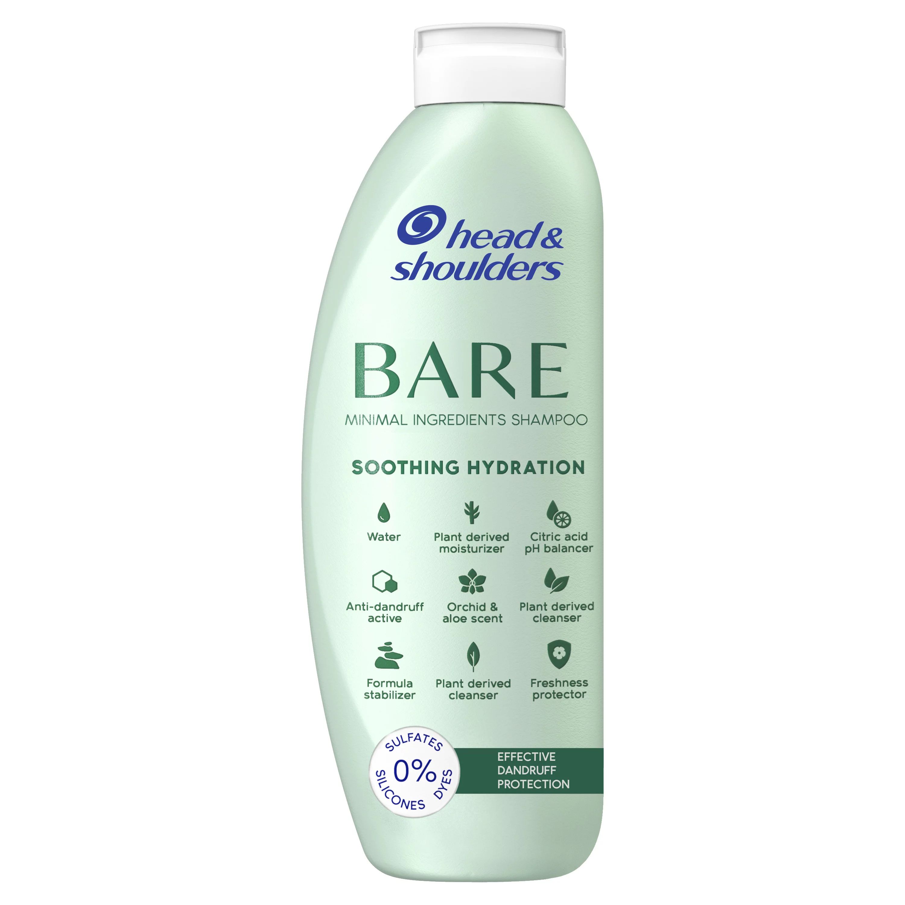 Head & Shoulders BARE Soothing Hydration Dandruff Shampoo, Anti-Dandruff, 13.5 oz | Walmart (US)