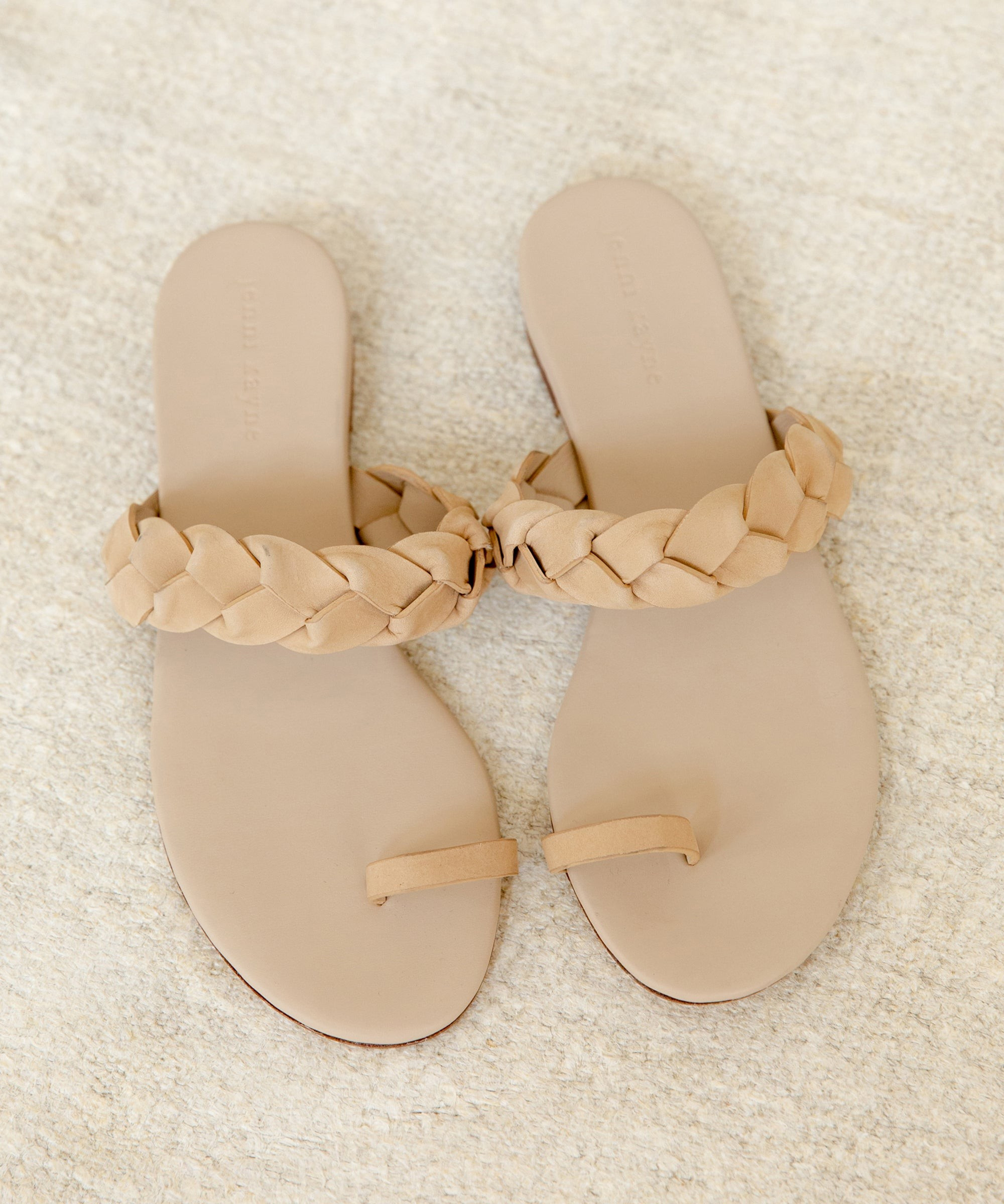 Leather Braided Strap Sandal | Jenni Kayne