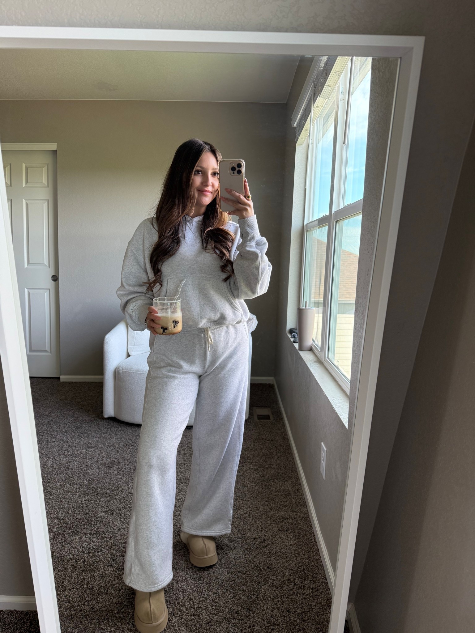 My favorite comfy wfh outfit: a groutfit 🩶🤭 

#LTKPetite #LTKWorkwear #LTKSaleAlert