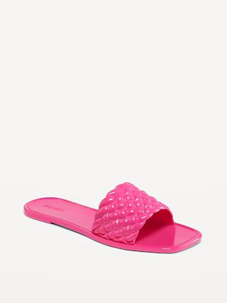 Quilted Jelly Slide Sandals | Old Navy (US)