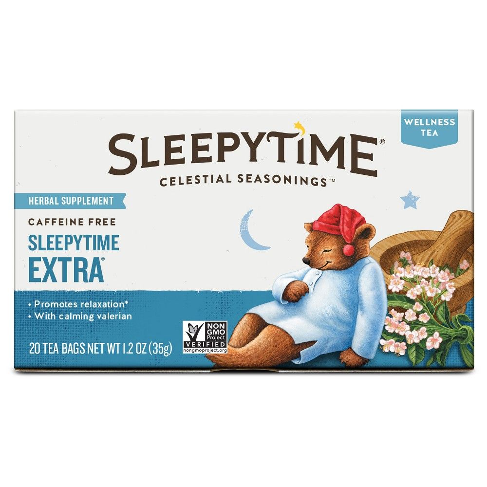 Celestial Seasonings Sleepytime Extra Caffeine Free Wellness Tea - 20ct | Target