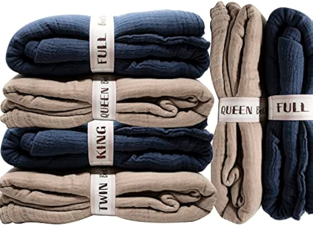 Bed Sheet Organizer and Storage Size Label Bands | Sheets Set Organizers for Linen Closet - Label... | Amazon (US)