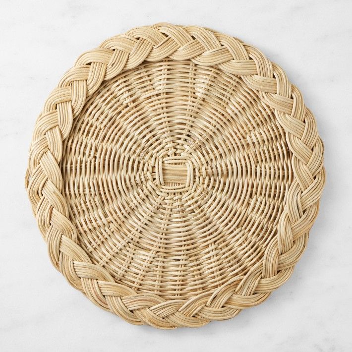 AERIN Braided Woven Charger | Williams-Sonoma