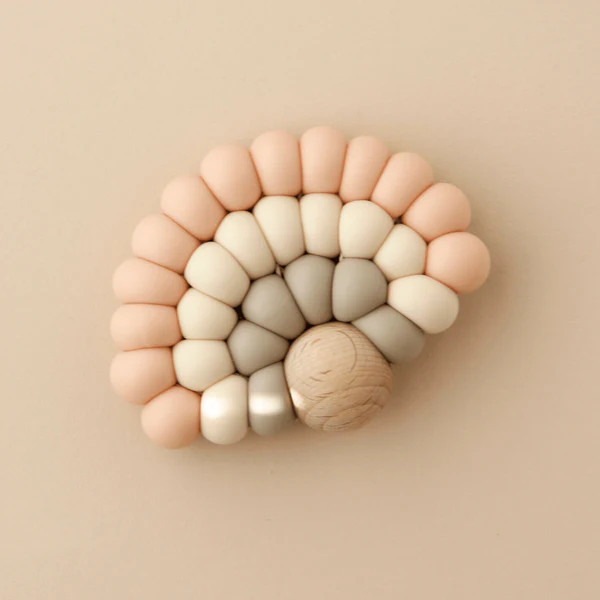 Silicone + Wood Mini Rainbow Teether Toy - Mini Lupitta | Project Nursery