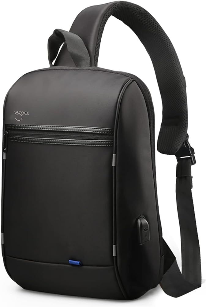 VGOAL Sling Backpack Men'S Chest Bag Shoulder Crossbody Sling Backpack for Men with USB Charging ... | Amazon (US)