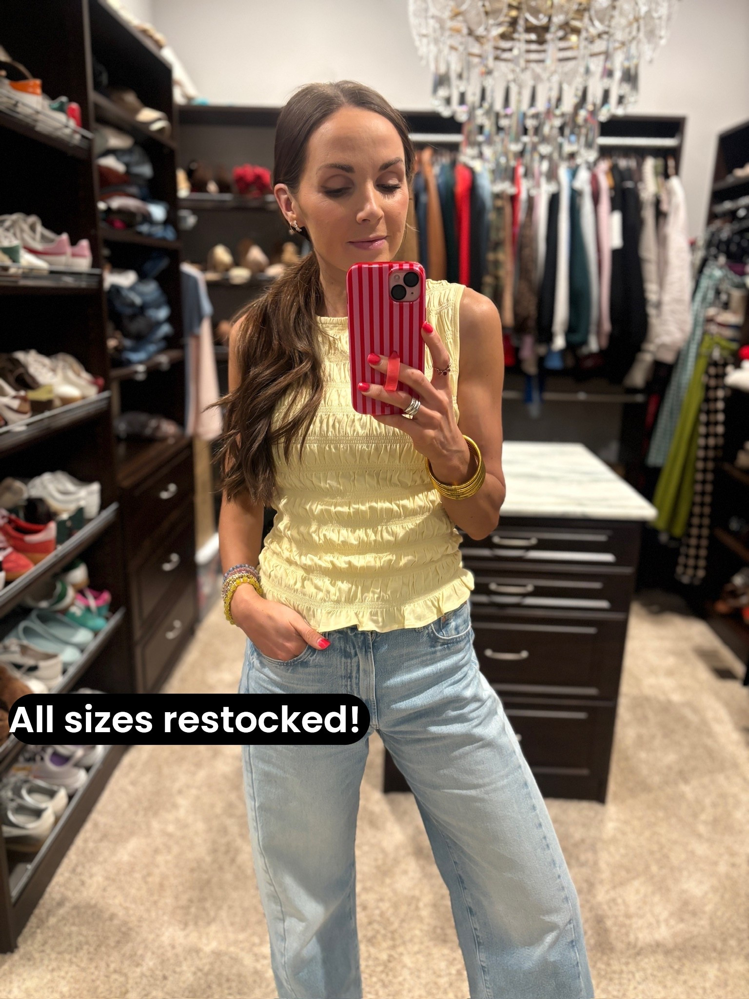 @Target tank keeps selling out- it’s fully in stock in all sizes! I am in a small, comes in white too!