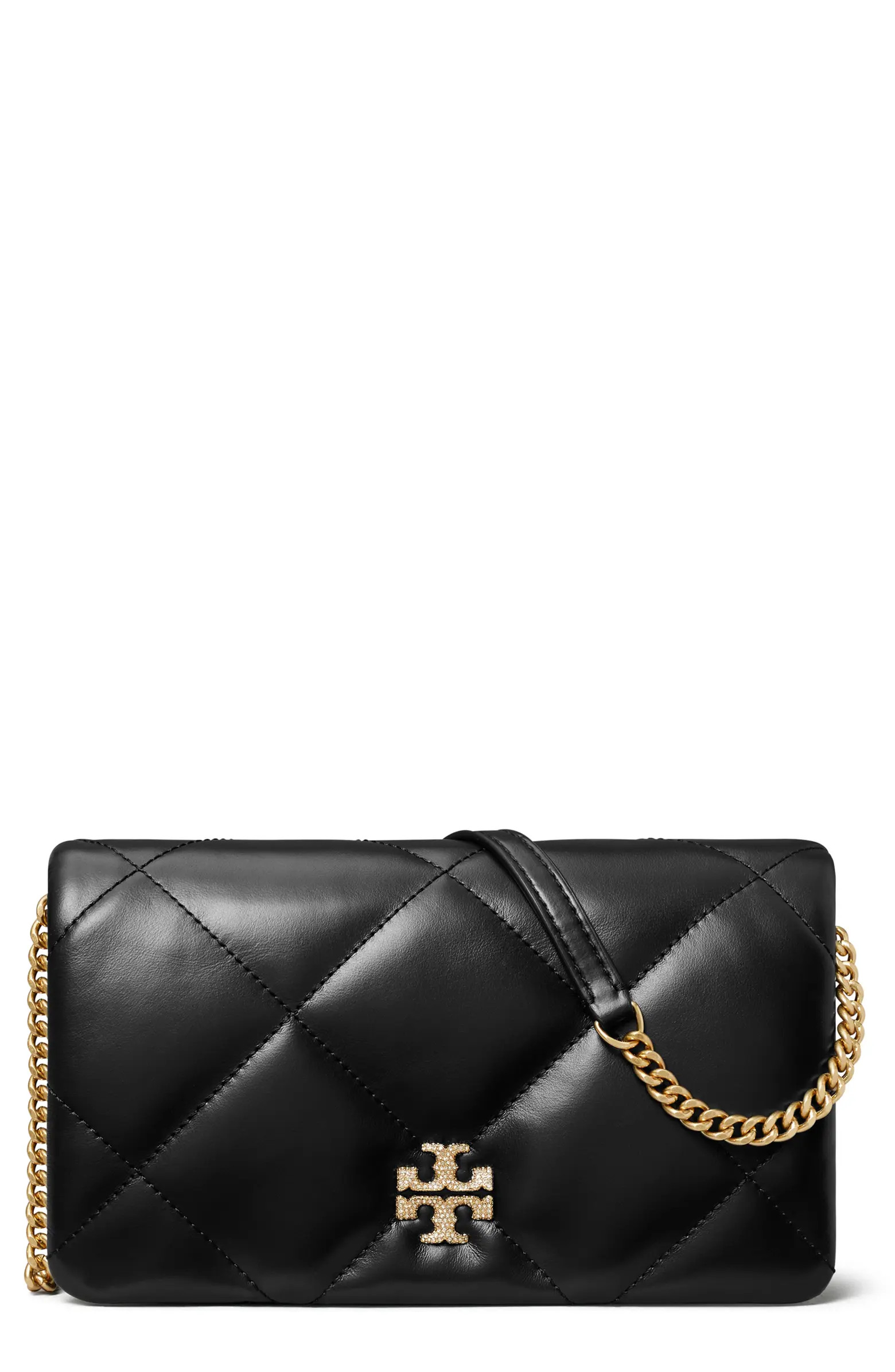 Kira Quilted Leather Wallet on a Chain | Nordstrom