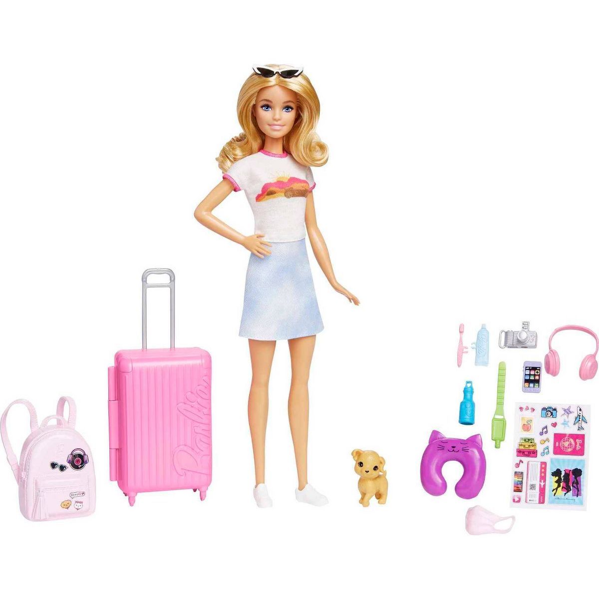 Barbie Doll and Accessories Travel Set with Puppy | Target