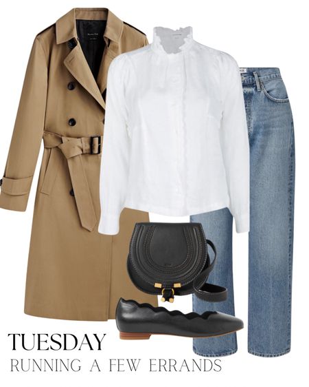 Spring outfit with a trench Mac 

#LTKuk #LTKstyletip